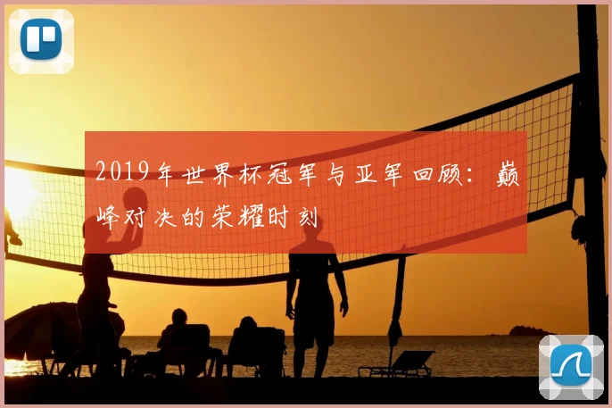 2019年世界杯冠军与亚军回顾:巅峰对决的荣耀时刻
