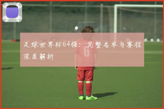 足球世界杯64强：完整名单与赛程深度解析